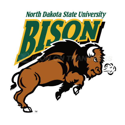 North Dakota State Bison Iron-on Stickers (Heat Transfers)NO.5595
